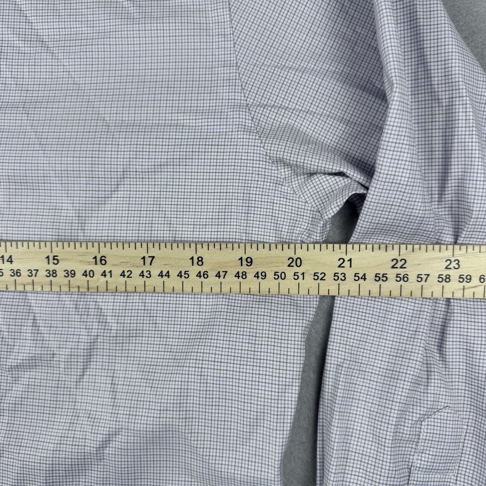 Lot of 2 Eton Slim Long Sleeve Button Shirt Men 40/15.75 (L) Grid Check Plaid - Picture 5 of 11